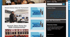 Desktop Screenshot of newarkdebateacademy.org